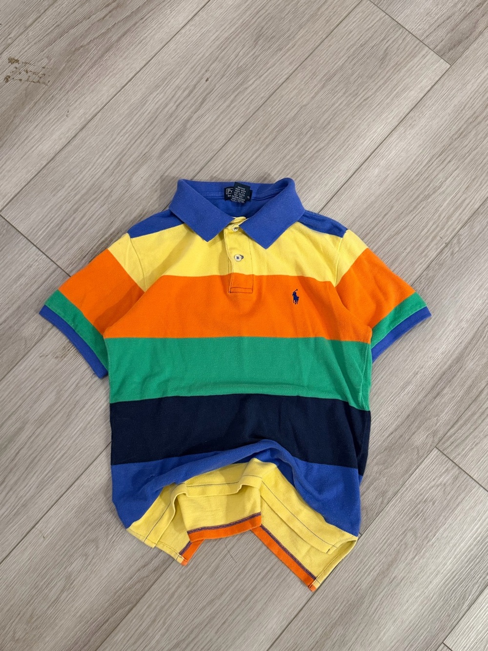 Kids Polo Ralph Lauren Striped Cotton Mesh